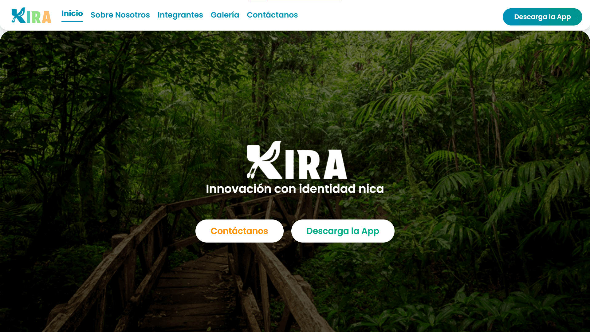 Kira Landing Page